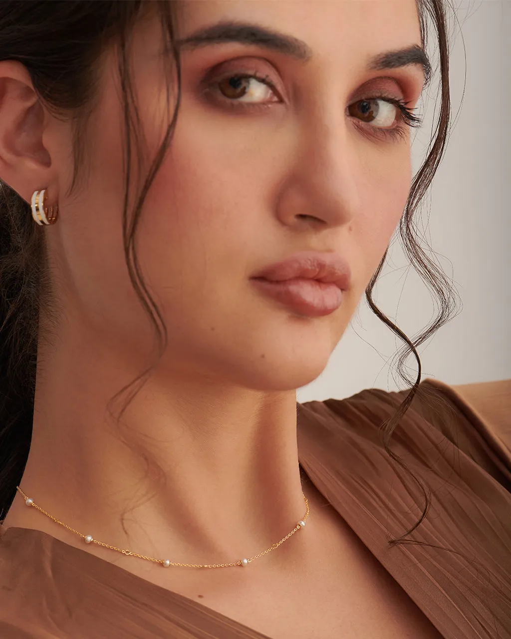 Pearl Station Necklace
