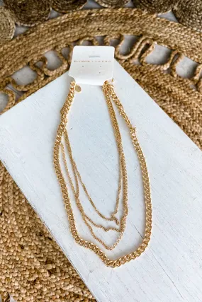 Quad Squad Chain Link Necklace