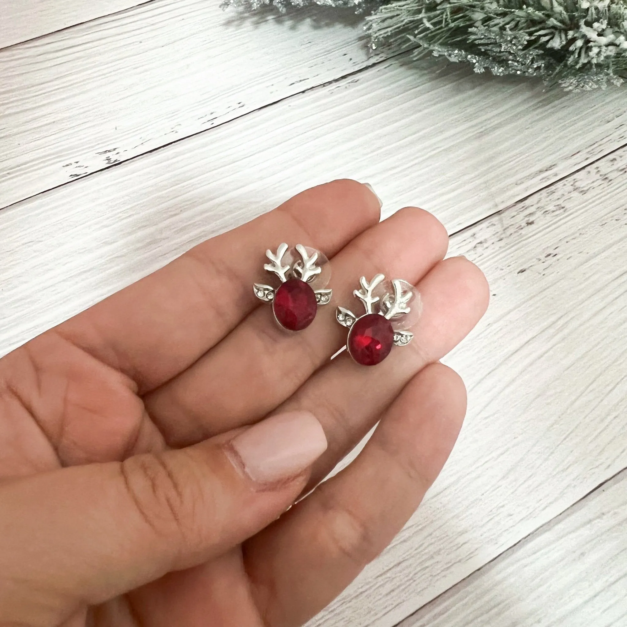 Reindeer Christmas Earrings