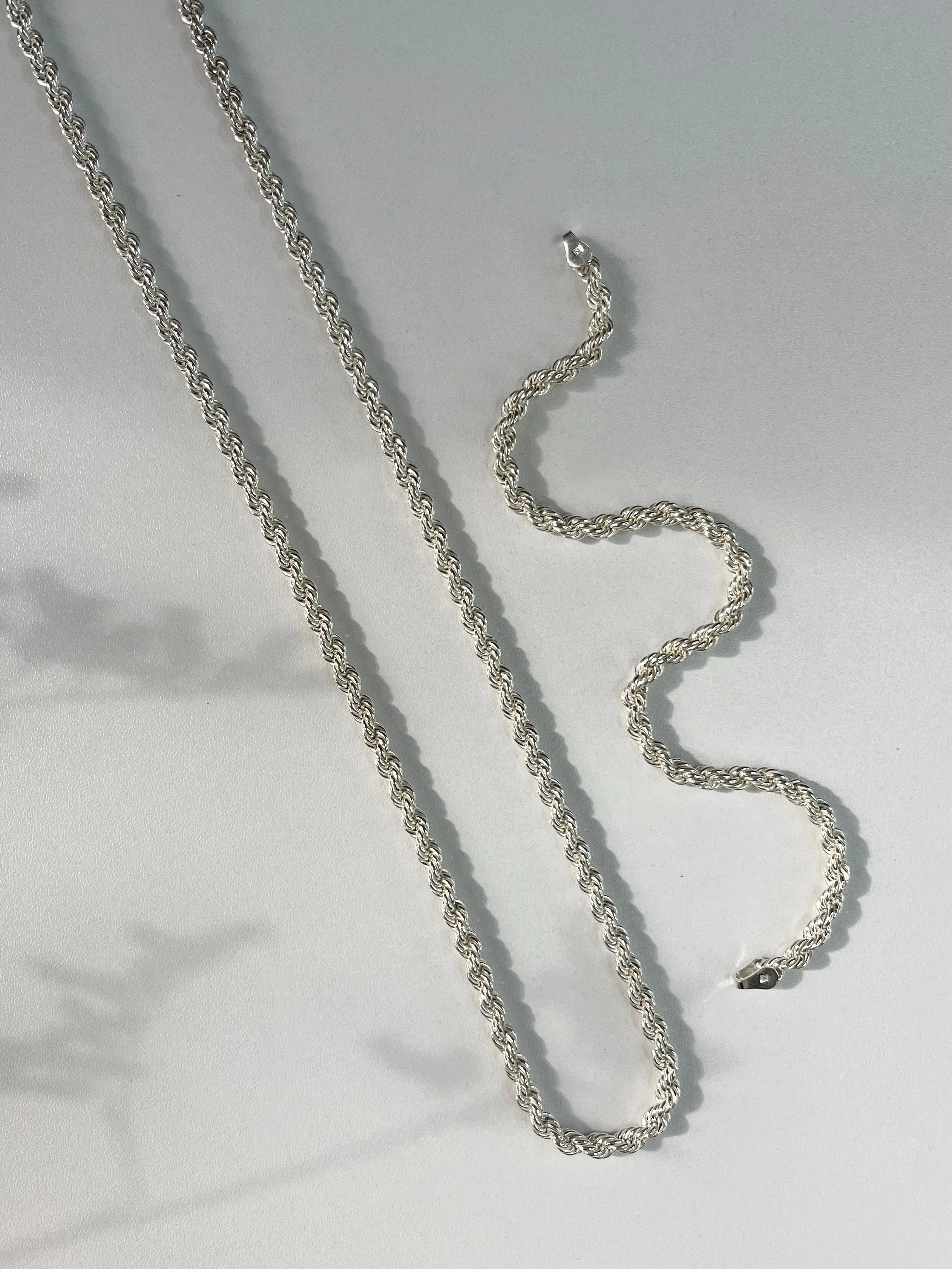 Rope Silver Bracelet