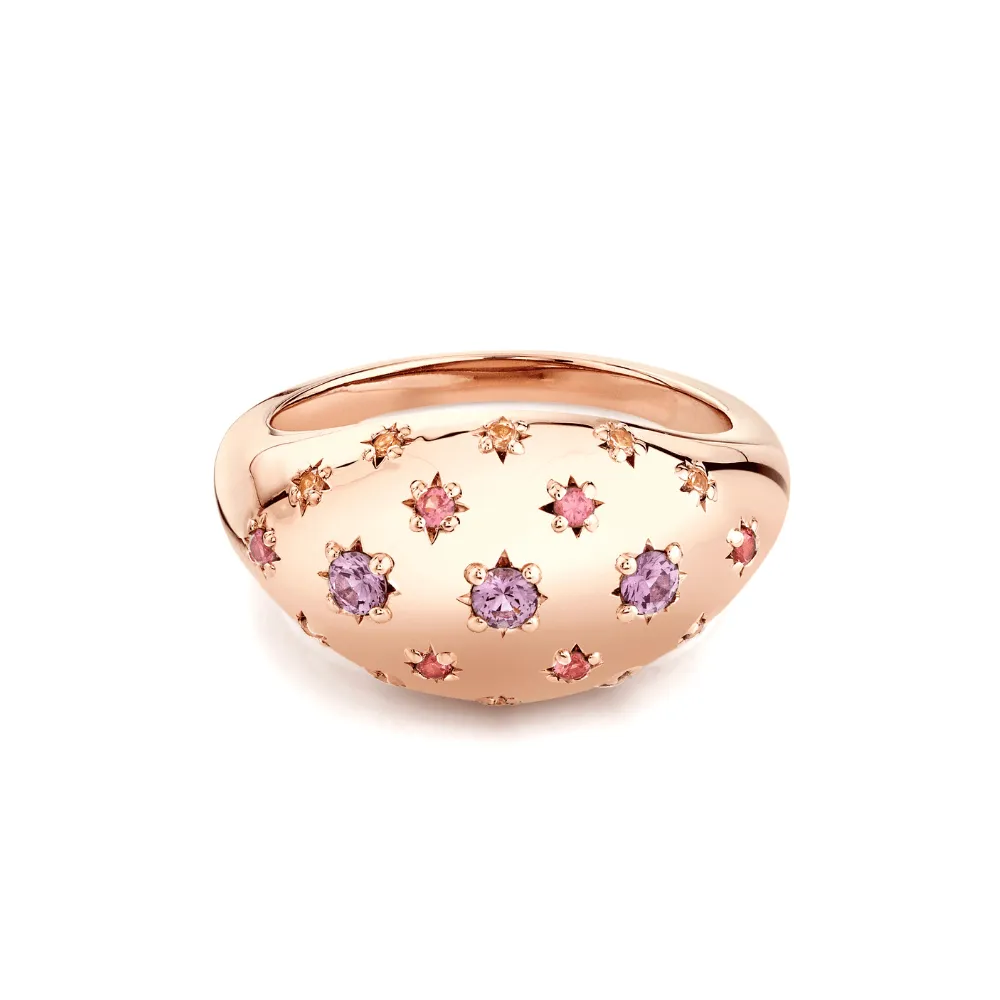 Sapphire Bombe Ring