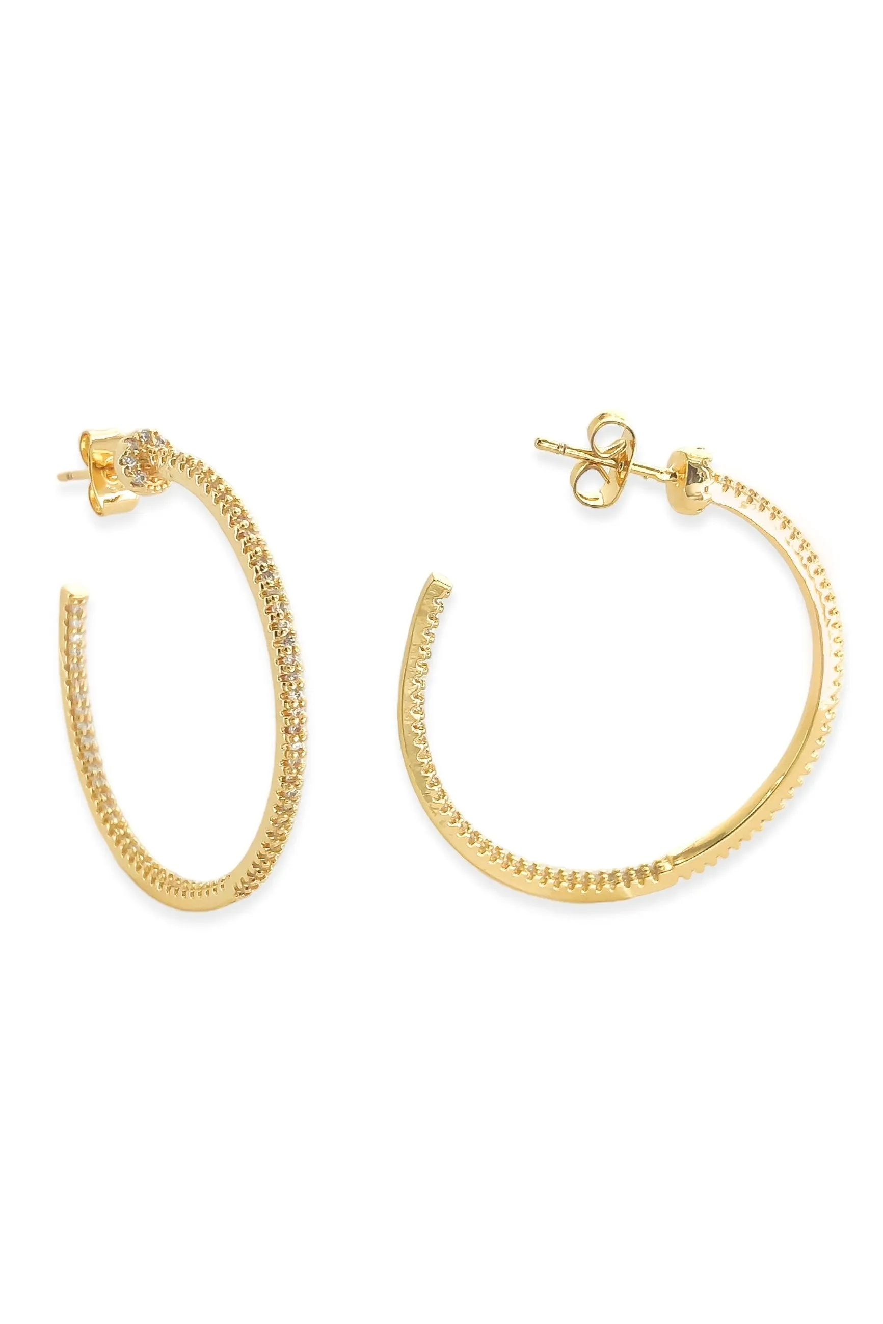 Small CZ Hoops