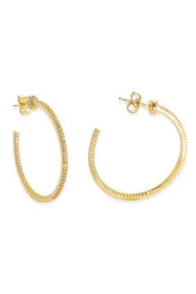 Small CZ Hoops
