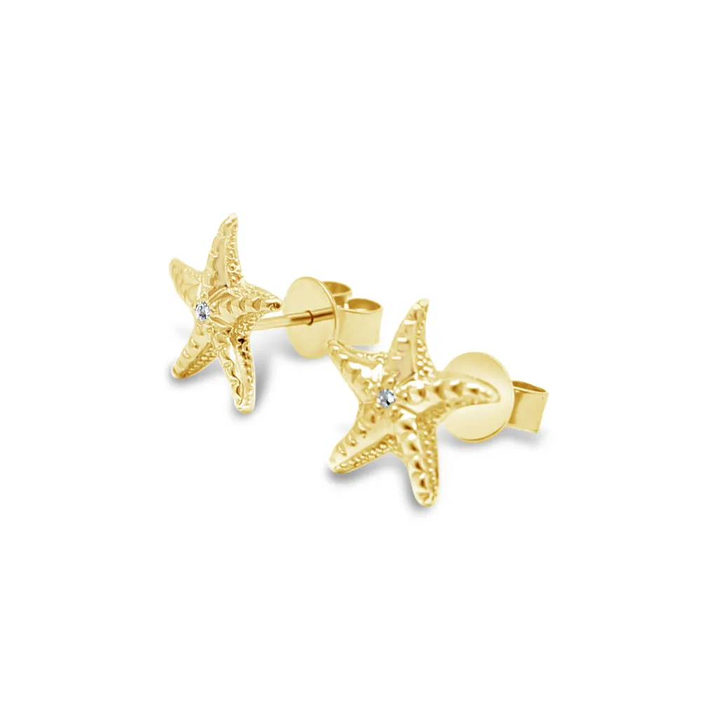 Small Starfish Earrings