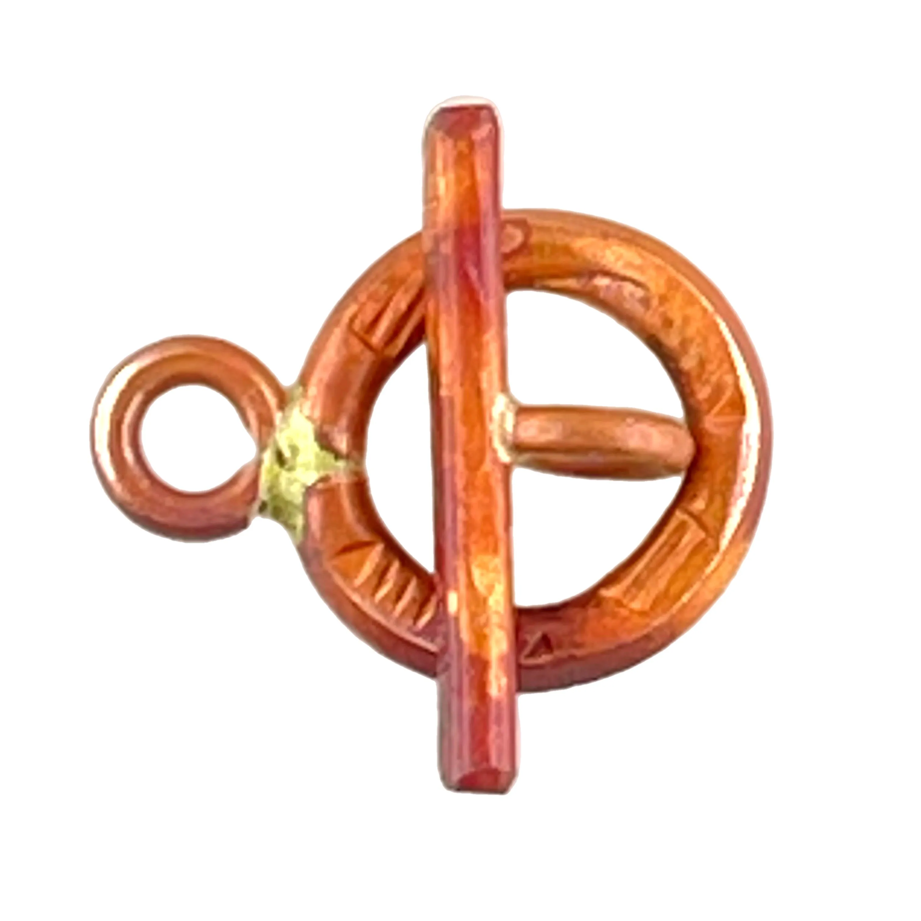Smallest Hammered Toggle Clasp