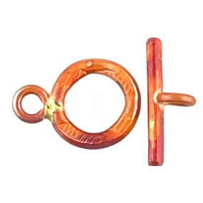 Smallest Hammered Toggle Clasp