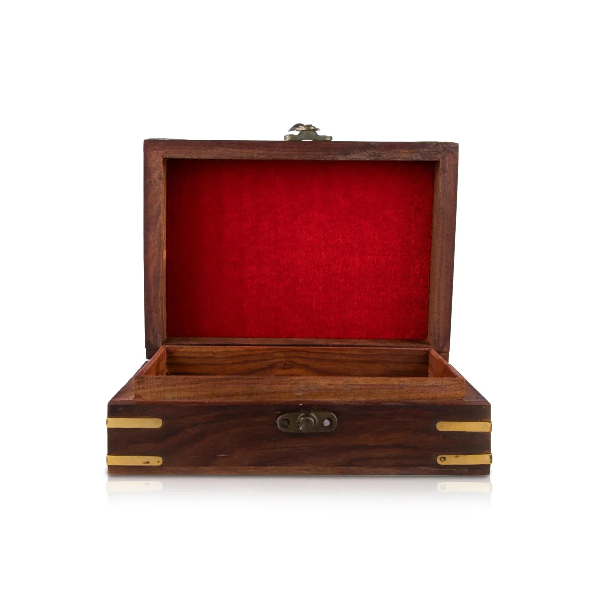 Storage Box - 2.5 x 7 x 5 Inches | Handcrafted Wooden Jewelry Box/ Wooden Box for Women