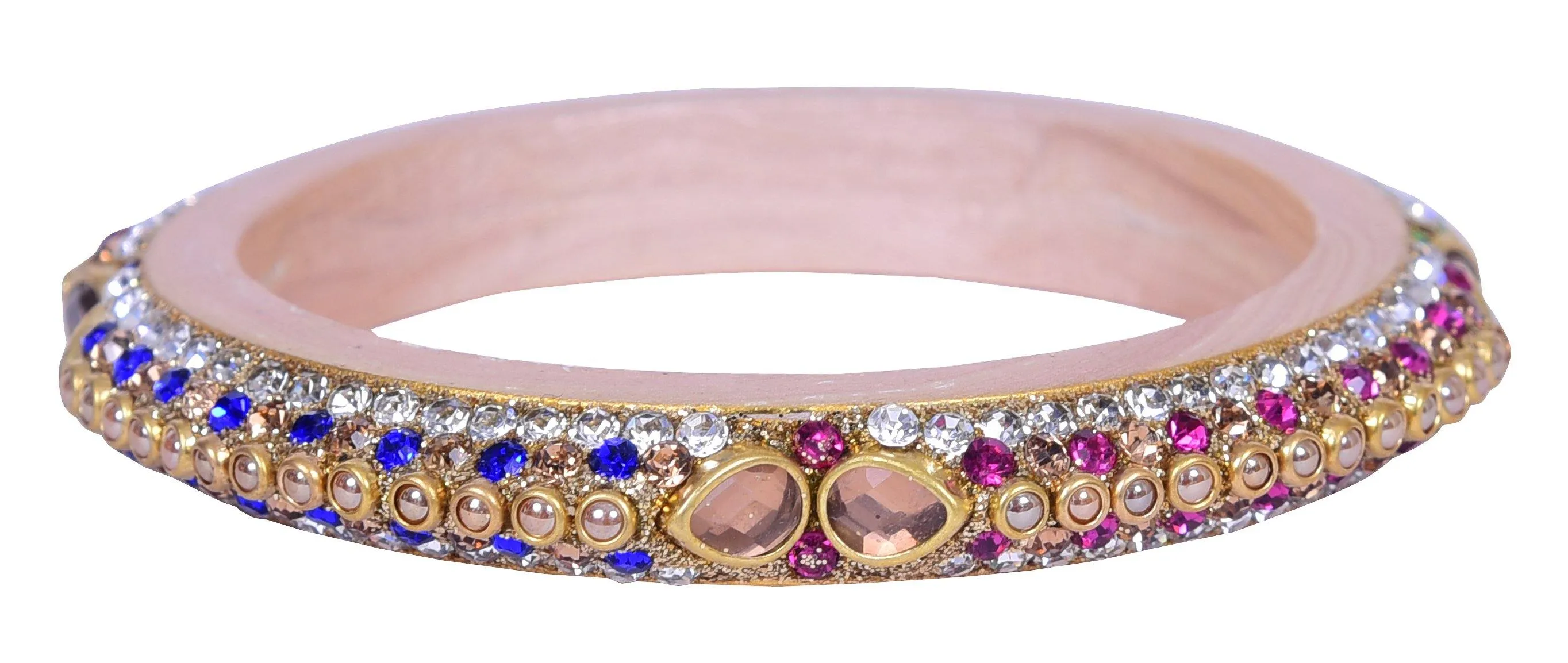 Sukriti Rajasthani Elegant Multi Lac Bangadi Bangle - Set of 2