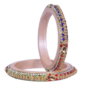 Sukriti Rajasthani Elegant Multi Lac Bangadi Bangle - Set of 2