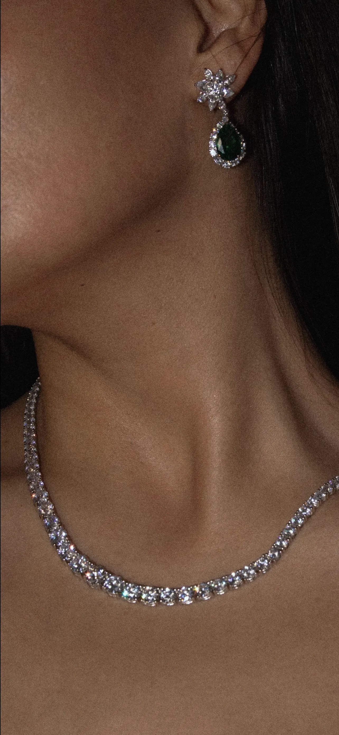 Taryn Gradient Line Necklace