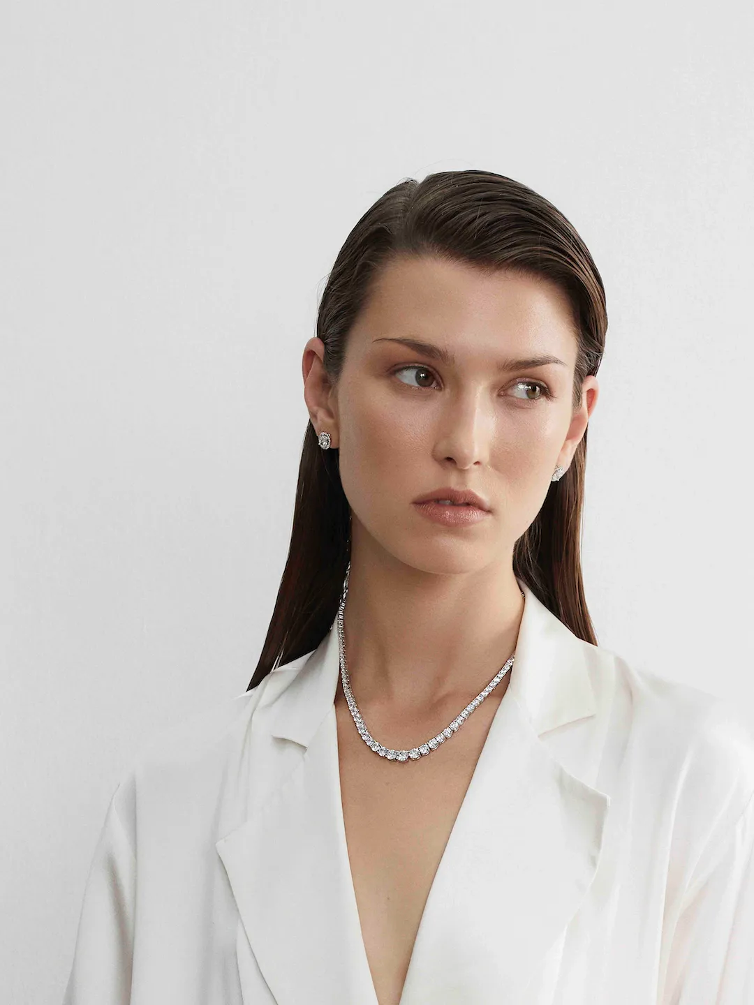 Taryn Gradient Line Necklace