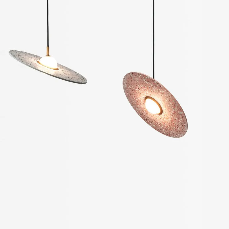 Terrazzo Saturn Disc Pendant | Bentu