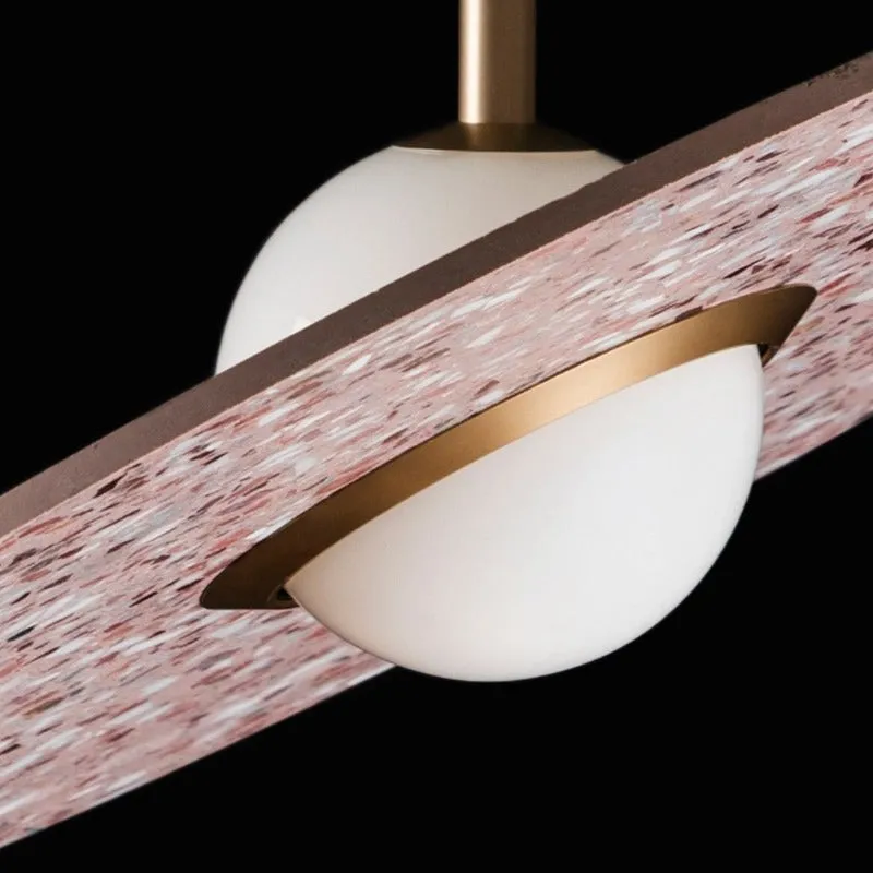 Terrazzo Saturn Disc Pendant | Bentu
