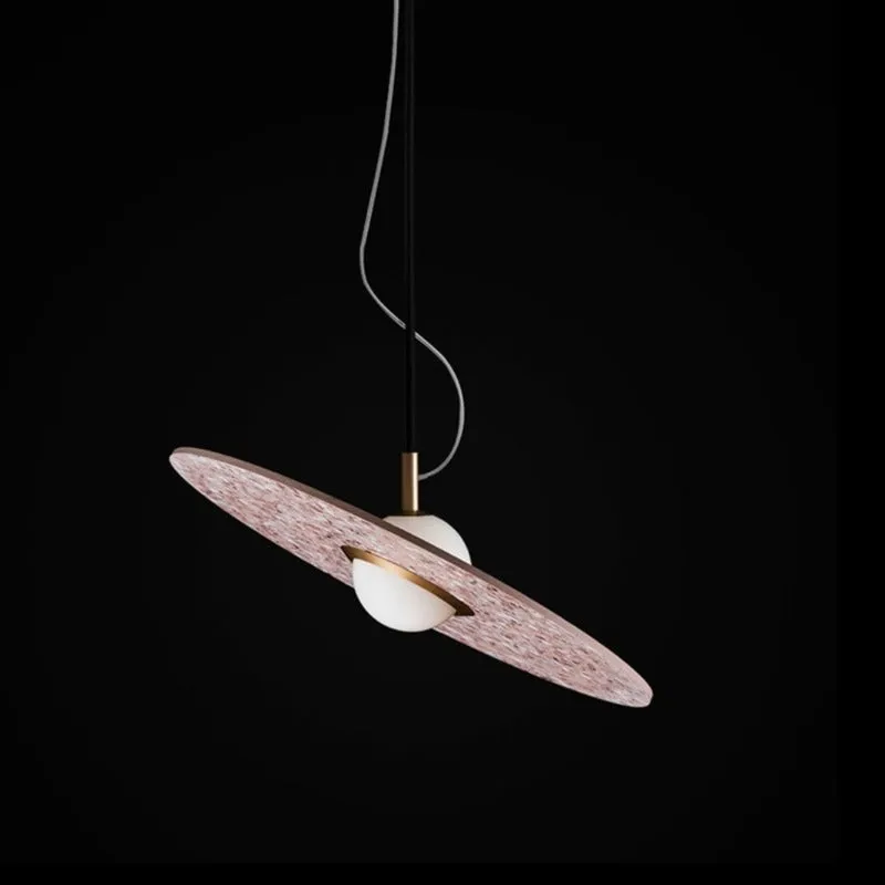 Terrazzo Saturn Disc Pendant | Bentu