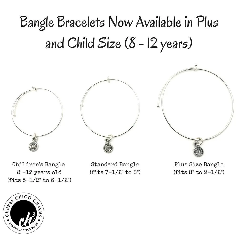 Warning: Gymnast Could Flip At  Any Moment Bangle Bracelet